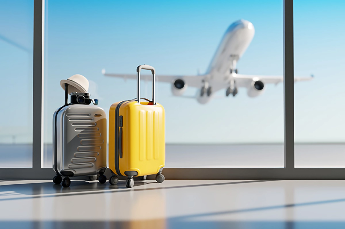 an airport